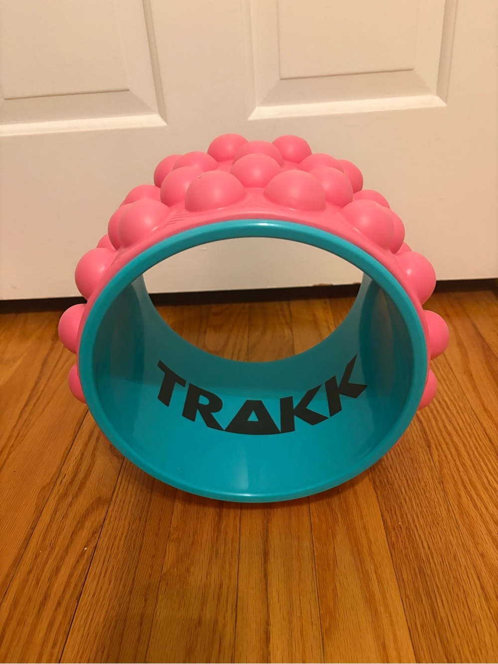 Trakk Accu-Wheel Foam Roller For Yoga Pilates Acupressure Pink Blue OS